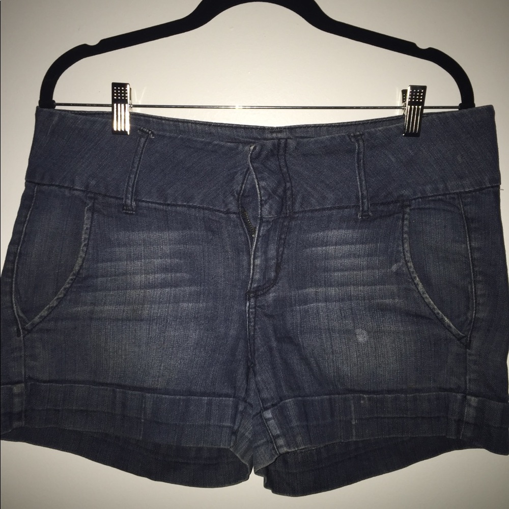 Source of wisdom denim shorts
